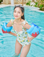 Fashion Arms-yellow (cylindrical) Pvc Inflatable Swimming Arm Ring