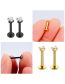 Fashion Steel Stainless Steel Diamond Puncture Lip Nails