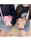 Fashion Strawberry Bear Khaki Silicone Cartoon Messenger Bag