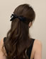Fashion Duckbill Clip-black Alloy Bow Hair Clip