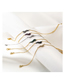 Fashion Two-color White Diamond Zirconia Geometric Pepper Bracelet In Copper