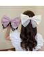 Fashion Spring Clip-pink Fabric Pearl Bow Hair Clip