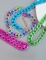 Fashion Color Alloy Geometric Chain Necklace
