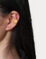 Fashion Green Geometric Flower Ear Cuffs