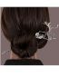 Fashion Silver Alloy Geometric Flower Hairpin
