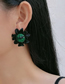 Fashion Earr Alloy Fold Flower Earrings