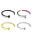 Fashion D Color Stainless Steel Puncture C -nasal Ring