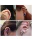 Fashion Color 1.6*40*5mm Titanium Steel Barbells Stringing Poke Earrings