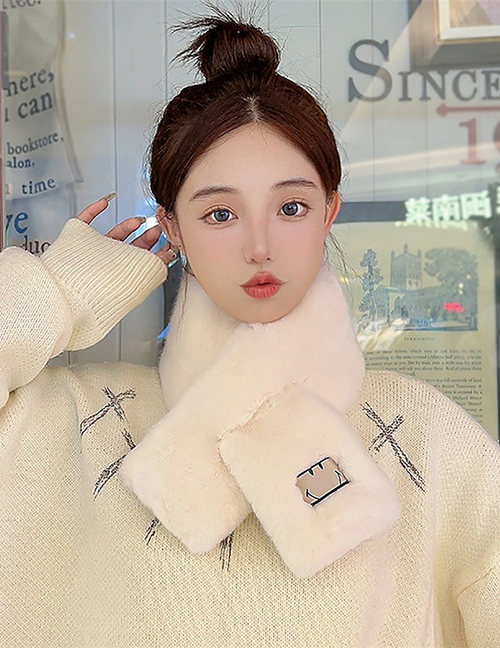 Fashion Thickened Beige Image Rabbit Mao Xiaoxiao Face Pixes Packing Caps Bashes