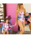 Fashion Baby Polyester Printed Lace Split Swimsuit