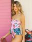 Fashion Aldult Polyester Print One Piece Swimsuit