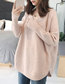 Fashion Brown Knitted V-neck Sweater