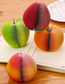 Fashion Peach Vegetable And Fruit Note Pad
