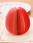 Fashion Red Apple Vegetable And Fruit Note Pad