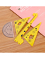 Fashion Random Yellow Plastic Cartoon Set Of Ruler Stationery