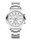 Fashion White Alloy Geometric Round Dial Watch
