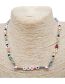 Fashion 12# Rice Beads Beaded Pearl Necklace