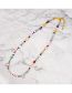Fashion 4# Multicolored Terracotta Beaded Pearl Necklace