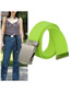 Fashion Fluorescent Green Canvas Metal Buckle Webbing Belt