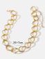 Fashion 8# Alloy Openwork Geometric Chain Necklace