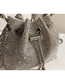 Fashion Golden Color Pu Diamond-studded Large-capacity Handbag