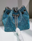 Fashion Flame Glass Drill Pu Diamond-studded Large-capacity Handbag