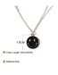 Fashion Gold Alloy Drip Oil Smiley Necklace
