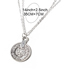 Fashion 2# Alloy Geometric Medallion Necklace