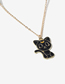 Fashion Gold Alloy Drip Cat Necklace