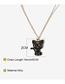Fashion Gold Alloy Drip Cat Necklace