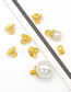 Fashion 5mm 18k Real Gold Copper Gold Plated Needleless Sheep's Eye Nail Diy Material