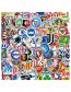 Fashion 50 Sheets Of Type A Starting From 2 Packs 100 Football Club Waterproof Graffiti Stickers