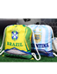 Fashion Portugal Geometric Football Fan Drawstring Backpack