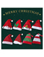 Fashion Embroidered Letters Cotton Letter Embroidered Santa Hat