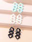 Fashion Black Acrylic Chain Acrylic Chain Earrings