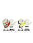 Fashion Black Yellow Football Goalkeeper Latex Gloves
