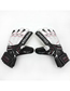Fashion Black Pu Geometric Football Latex Gloves