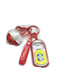 Fashion France Pvc Printed Bell Bottle Opener Keychain With Light (with Light)