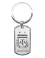 Fashion Real Madrid Stainless Steel Football Logo Print Keychain
