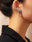 Fashion Silver Metal Diamond Wing Ear Cuff