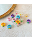 Fashion Ring Full Color Set [12 Pieces] Resin Geometric Drip Ring Set