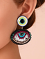 Fashion 8# Acrylic Geometric Eye Stud Earrings Set