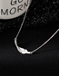 Fashion White Gold Feather Necklace Brass And Diamond Feather Necklace