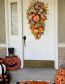 Fashion 40cm*60cm Geometric Halloween Wreath Door Hanging