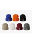 Fashion Grey P Logo Knit Cap Alphabet-embroidered Knitted Hat