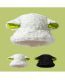 Fashion White Lamb Hat Lamb Fleece Bucket Hat