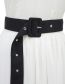 Fashion Style One Flannel Pin Buckle Wide Girdle