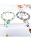 Fashion 7# Geometric Glass Beaded Butterfly Bracelet