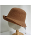 Fashion Camel Wool Roll Bucket Hat