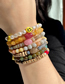 Fashion 7# Colorful Popped Crystal Beaded Bracelet